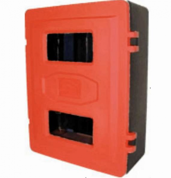 MBS-FIRE Feuerlöscher Kasten Box Double Schutzkasten für bis zu 2Stück 6Kg Feuerlöscher